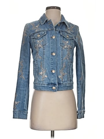 White House Black Market Denim Jacket (view 1)