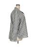 Chico's 100% Cotton Stripes Silver 3/4 Sleeve Button-Down Shirt Size XXL (4) - photo 4