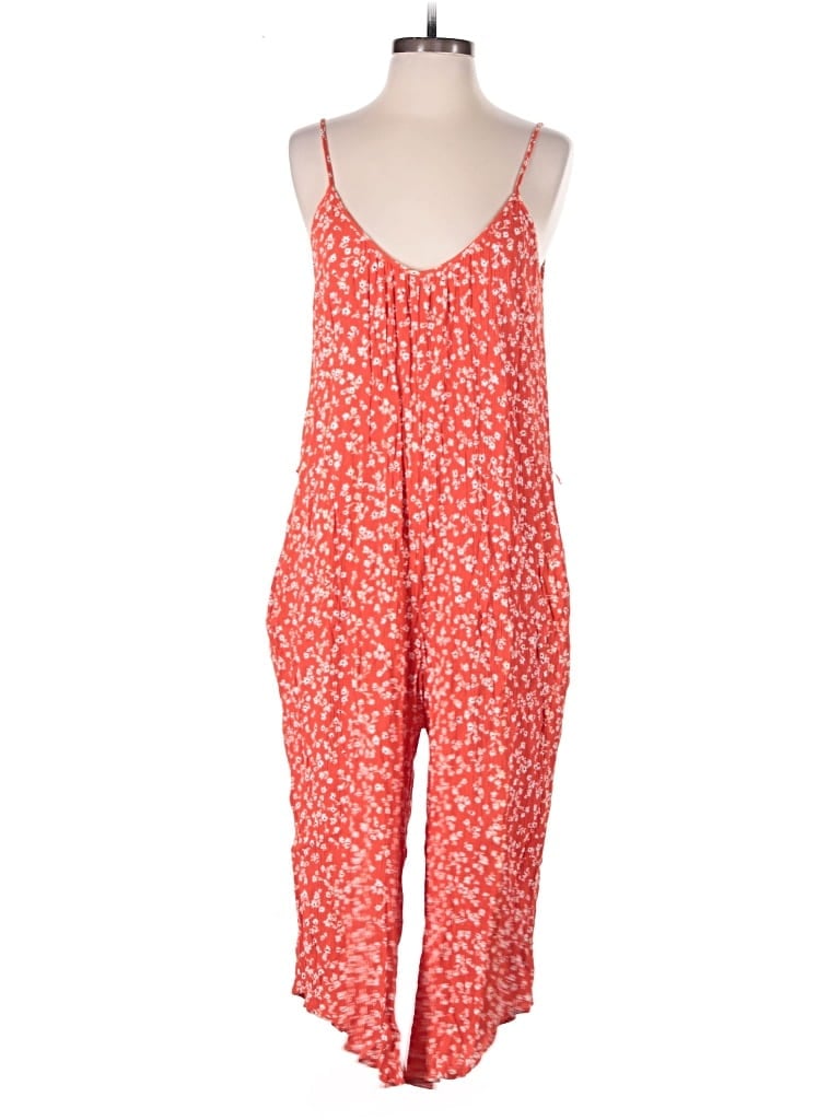 Pre-owned Mud Pie Jumpsuit In Red