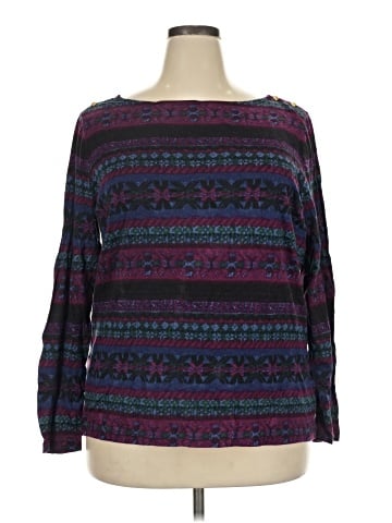 Lauren by Ralph Lauren Long Sleeve T-Shirt (view 1)
