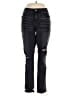 Torrid Stripes Black Jeans Size 12 - photo 1