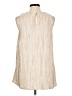 A New Day 100% Polyester Ivory Sleeveless Blouse Size L - photo 2