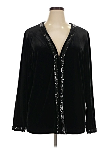 Quacker Factory Long Sleeve Blouse (view 1)