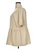 P.S. Kate 100% Polyester Tan Short Sleeve Blouse Size 1X - photo 6