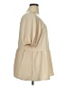 P.S. Kate 100% Polyester Tan Short Sleeve Blouse Size 1X - photo 5