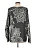 Chico's Paisley Gray Pullover Sweater Size Lg (2) - photo 2