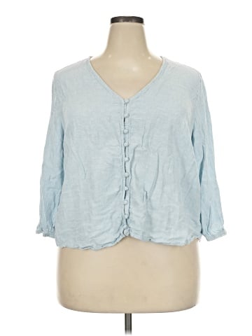 Laura Ashley 3/4 Sleeve Blouse (view 1)