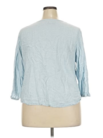 Laura Ashley 3/4 Sleeve Blouse (view 2)