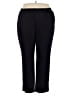 Karen Scott 100% Polyester Solid Black Casual Pants Size 1X - photo 1