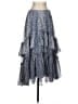 Ulla Johnson 100% Polyester Floral Blue Casual Skirt Size 0 - photo 1