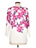 Chico's Floral White Pullover Sweater Size Lg (2) - photo 2