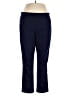 Croft & Barrow Solid Blue Active Pants Size 18 - photo 1
