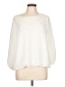 Chico's 100% Polyester Ivory 3/4 Sleeve Blouse Size L - photo 1