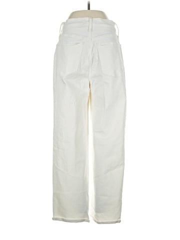 Madewell The Perfect Vintage Wide-Leg Crop Jean in Tile White (view 2)