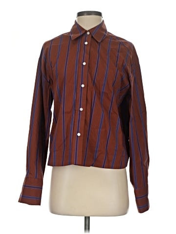 MNG Long Sleeve Button-Down Shirt (view 1)