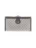 Gucci 100% Canvas Gray Micro GG Monogram Long Wallet  One size - photo 1