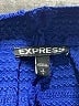 Express Solid Blue Formal Skirt Size L - photo 4