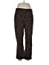 CAbi Animal Print Brown Active Pants Size L - photo 1
