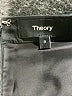 Theory Solid Black Wool Skirt Size 0 - photo 4