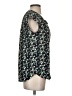 Daniel Rainn 100% Polyester Floral Black Short Sleeve Blouse Size XS - photo 4