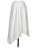 Unbranded 100% Polyester Solid White Casual Skirt Size S - photo 1