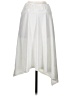 Unbranded 100% Polyester Solid White Casual Skirt Size S - photo 2