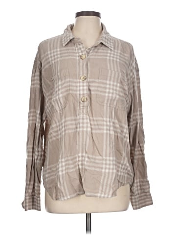 American Eagle Outfitters Long Sleeve Blouse (view 1)
