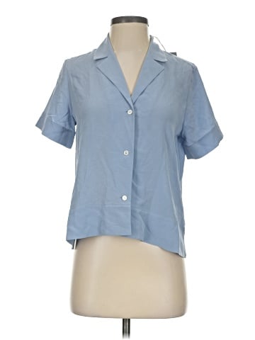 Everlane Short Sleeve Silk Top (view 1)