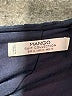 Mango 100% Polyester Blue Casual Dress Size 6 - photo 7