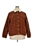 Levi's 100% Polyester Animal Print Orange Jacket Size 3X - photo 1