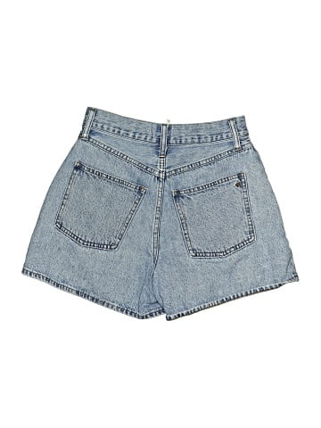 Madewell Denim Yoke Shorts in Verner Wash (view 2)
