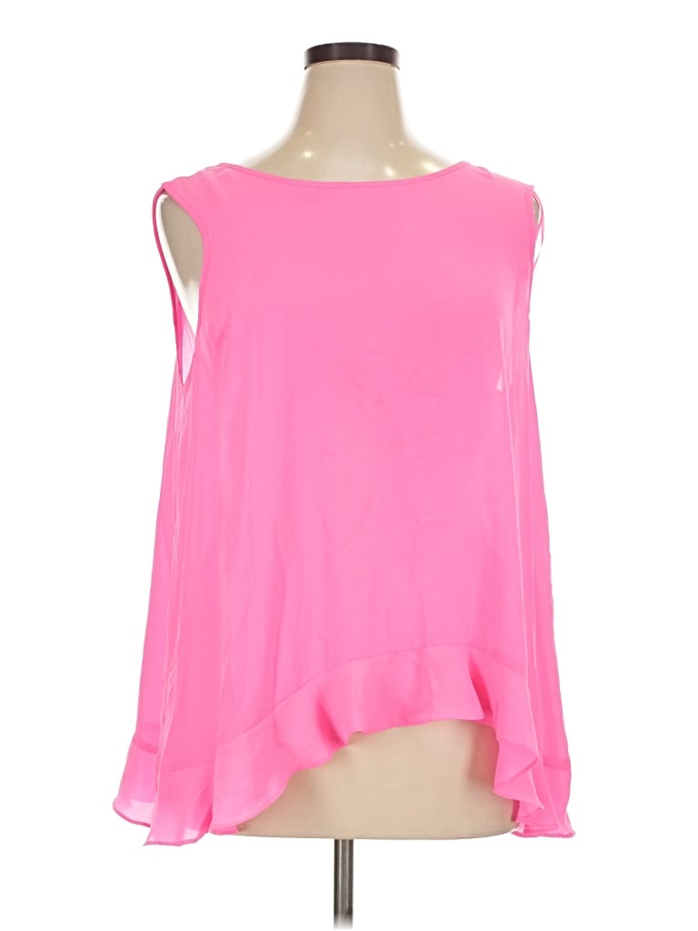 Pre-owned Cece Sleeveless Blouse In Pink