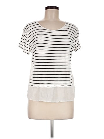 Zara W&B Collection Short Sleeve Top (view 1)