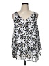 Lane Bryant 100% Polyester Silver Sleeveless Blouse Size 16 - photo 1