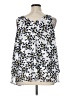 Lane Bryant 100% Polyester Silver Sleeveless Blouse Size 16 - photo 2