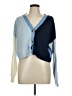 No Comment Color Block Blue Cardigan Size L - photo 1