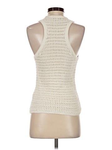 Madewell Crochet-Knit Crewneck Sweater Tank (view 2)