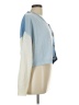 No Comment Color Block Blue Cardigan Size L - photo 4