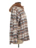 American Eagle Outfitters Plaid Brown Coat Size L - photo 4
