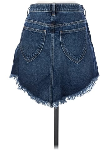We the Free Denim Skirt (view 2)