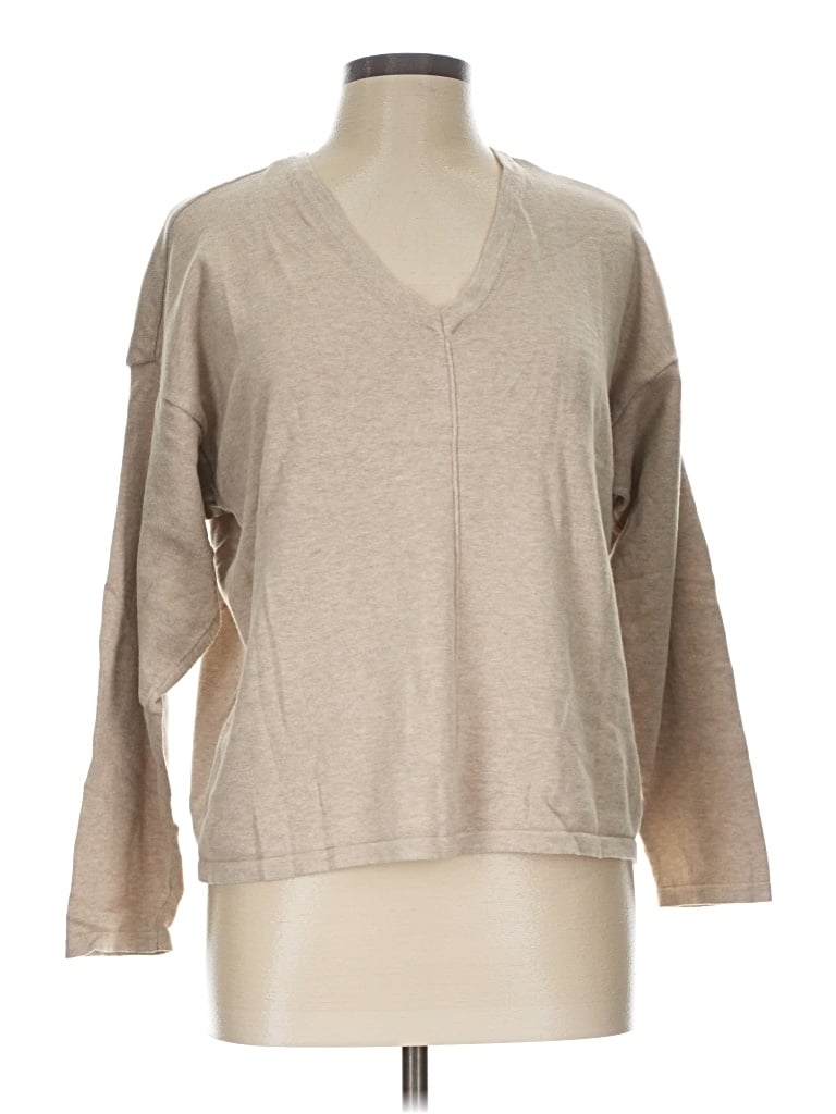 Pre-owned Pact Pullover Sweater In Tan