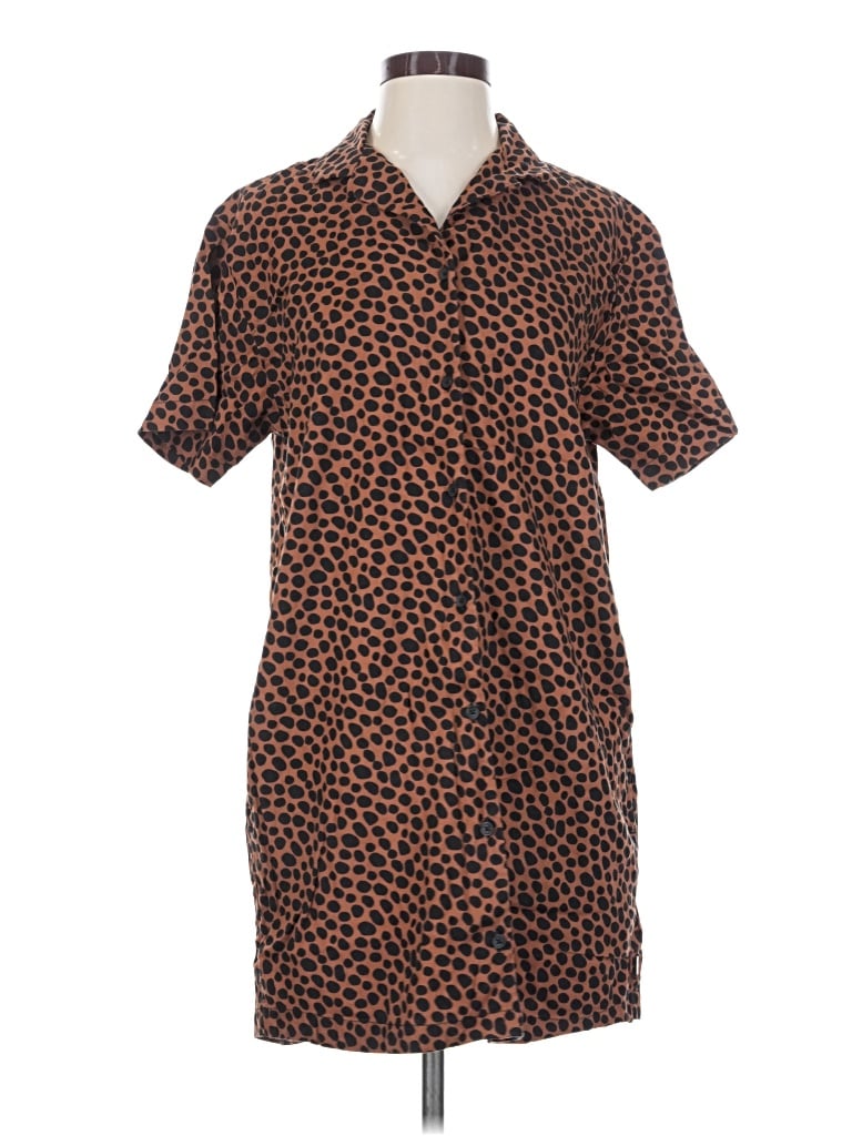 Pre-owned Vans Casual Dress In Brown