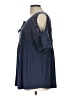 Daniel Rainn Blue 3/4 Sleeve Blouse Size L - photo 5
