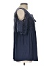 Daniel Rainn Blue 3/4 Sleeve Blouse Size L - photo 4