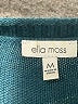 Ella Moss Solid Teal Pullover Sweater Size M - photo 7