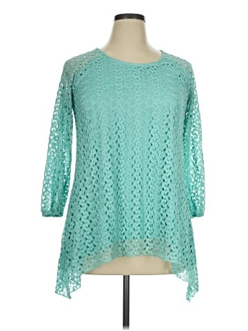 Cato 3/4 Sleeve Top (view 1)
