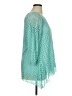 Cato 100% Polyester Teal 3/4 Sleeve Top Size 14 -16W - photo 4