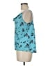 Ecru 100% Polyester Teal Sleeveless Top Size M - photo 5