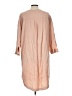Three Dots Solid Tan Casual Dress Size L - photo 2
