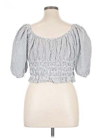 American Eagle Outfitters 3/4 Sleeve Blouse (view 2)